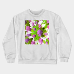 Shabby Chic Modern Vibe Abstract Crewneck Sweatshirt